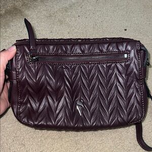 Simply Vera Vera Wang Quilted Crossbody Bag - Burgundy